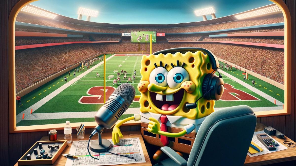 VIDEO: Así fue como Bob Esponja narró el Touchdown de la victoria de los  Chiefs