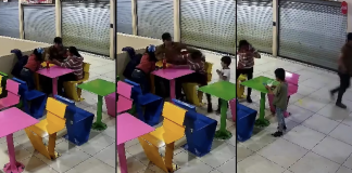 Video: Golpea a su exesposa frente a sus hijos en un mercado público