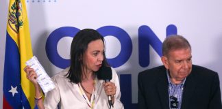 73 % de las actas dan la victoria a González Urrutia en las elecciones