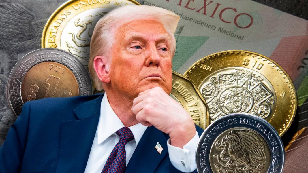 Cae peso mexicano tras nuevo anuncio de aranceles de Trump