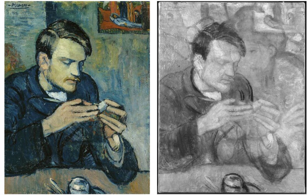 Descubren un retrato inédito de Picasso oculto bajo una de sus pinturas del periodo Azul Descubren un retrato inédito de Picasso oculto bajo una de sus pinturas