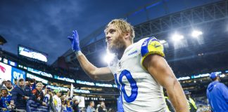 Cooper Kupp firma con los Seahawks por tres años y $45 millones