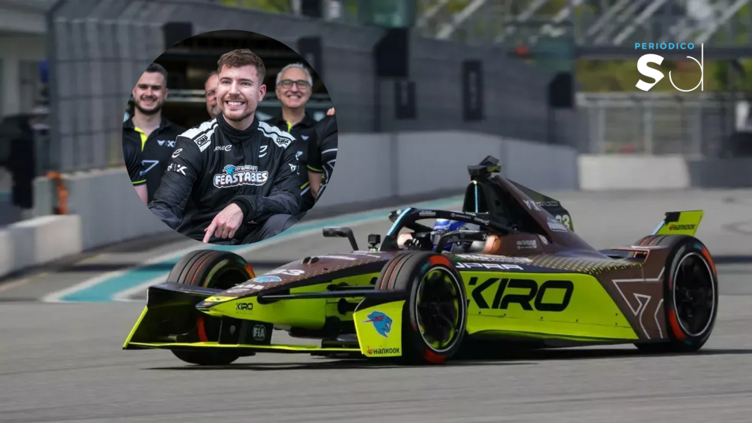 MrBeast estrelló un monoplaza en la Fórmula E