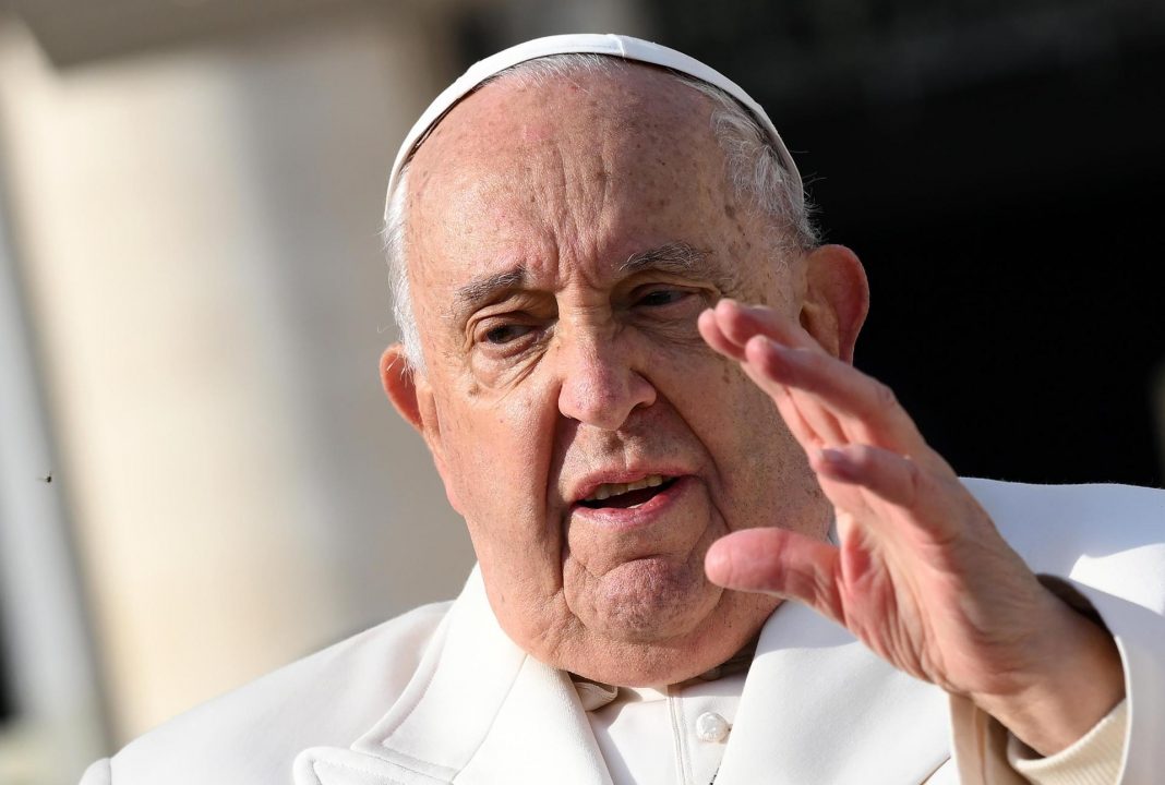Pope Francis leads the weekly General Audience at the Vatican