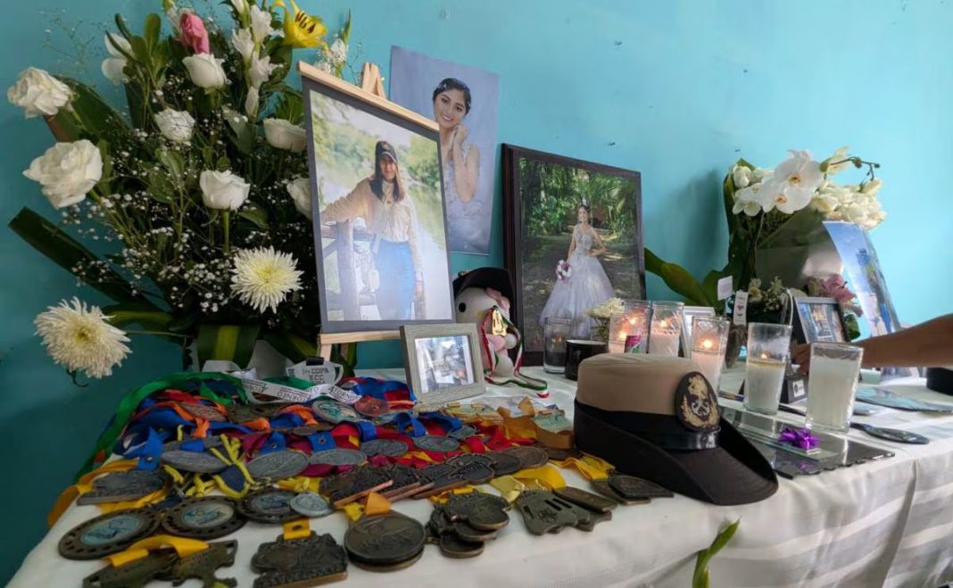 Despiden a la cadete América Yamilet Sánchez en Veracruz