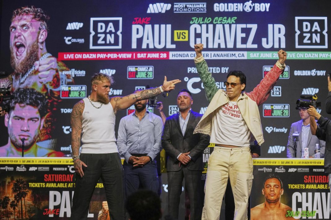 Julio César Chávez Jr. vs Jake Paul: un duelo de pan y circo Julio César Chávez Jr. vs Jake Paul: un duelo de pan y circo