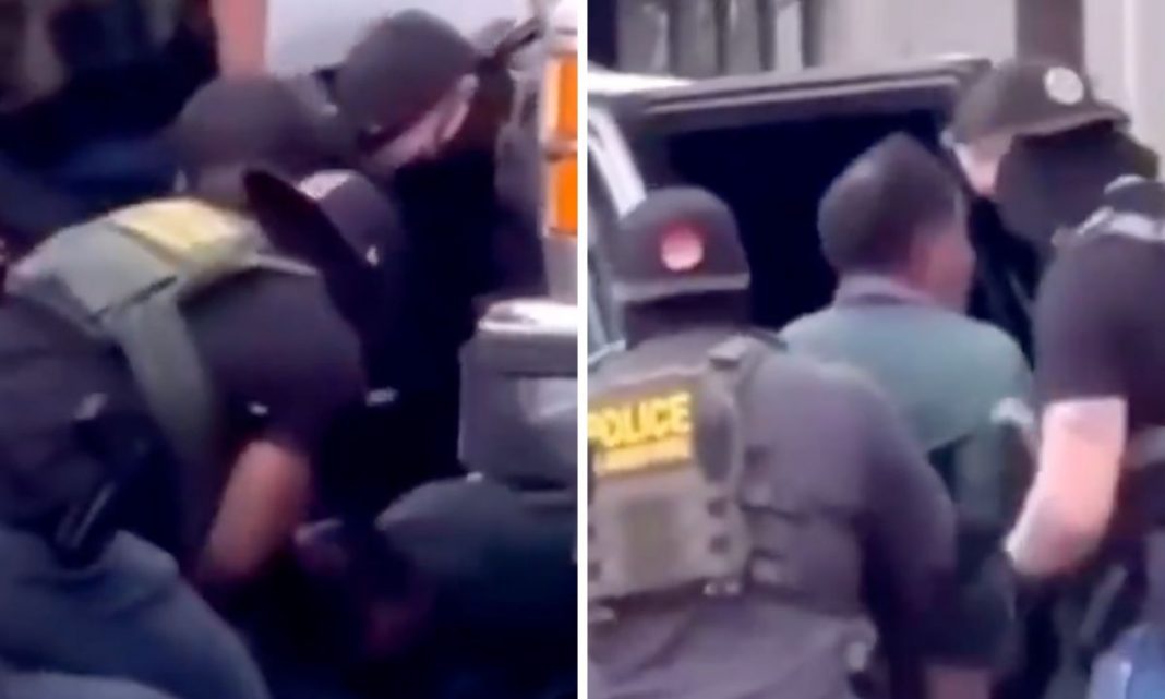 SRE responde ante detención violenta de mexicano en EE.UU.