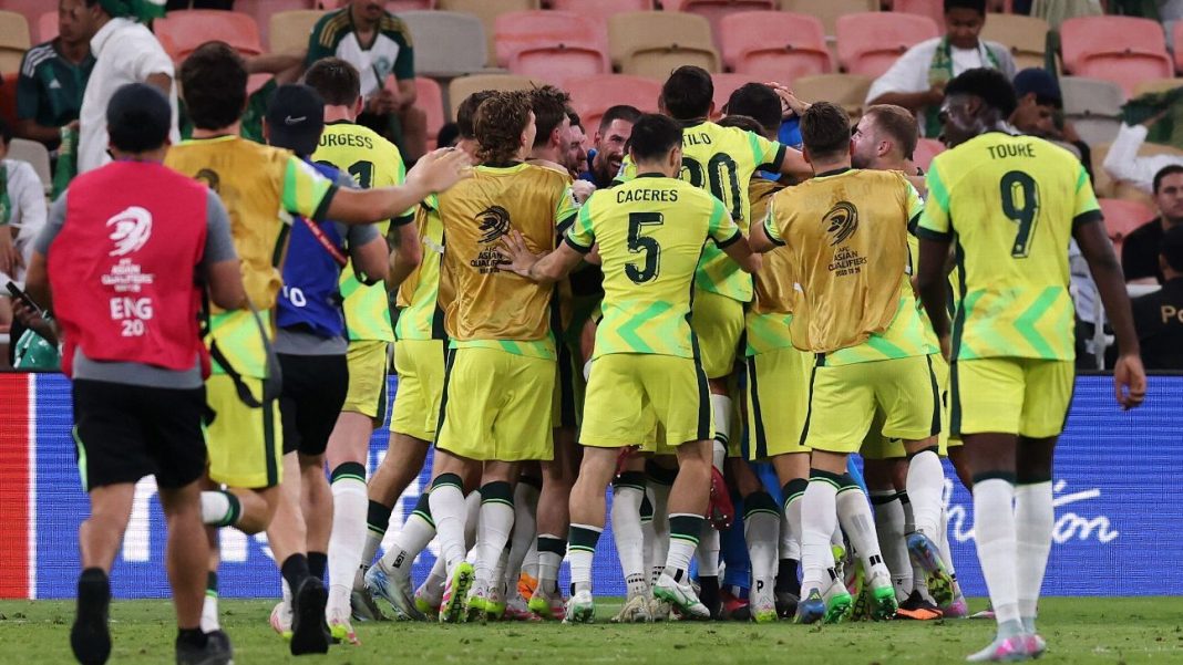 Australia clasificado al Mundial 2026 tras vencer a Arabia Saudí