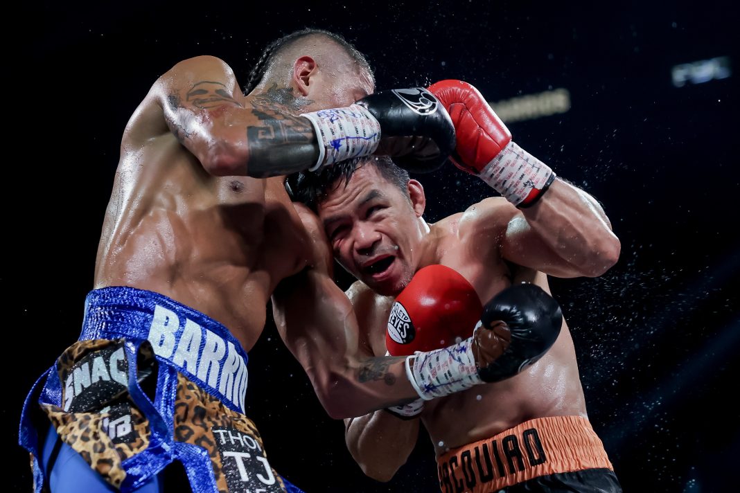 Pacquiao brilla a los 46 años, dos jueces le dan empate y Barrios retiene su título Empate polémico entre Pacquiao y Barrios en Las Vegas