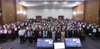 INE finaliza entrega de constancias a integrantes del nuevo Poder Judicial INE finaliza entrega de constancias a integrantes del nuevo Poder Judicial