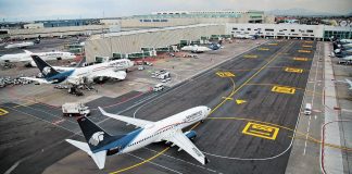 Dos aviones casi chocan en el Aeropuerto de Ciudad de México