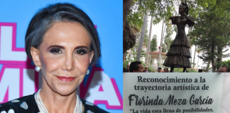 Buscan retirar estatua de Florinda Meza en Zacatecas