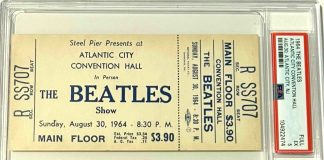 Entradas originales a conciertos de The Beatles serán subastadas