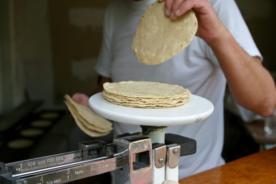 Sube el precio de la tortilla hasta 24 pesos por kilo