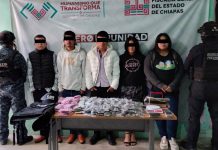 Detienen a cinco presuntos miembros del CJNG en Chiapas Detienen a cinco presuntos miembros del CJNG en Chiapas