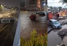 Lluvias dejan dos personas muertas y severas afectaciones en Querétaro