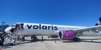 Avión de Volaris realizó aterrizaje de emergencia en Hermosillo