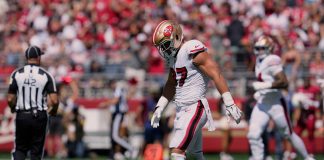 Los 49ers pierden a Nick Bosa por toda la temporada tras rotura de ligamento cruzado