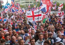 Más de cien mil personas protestaron contra la migración en Londres
