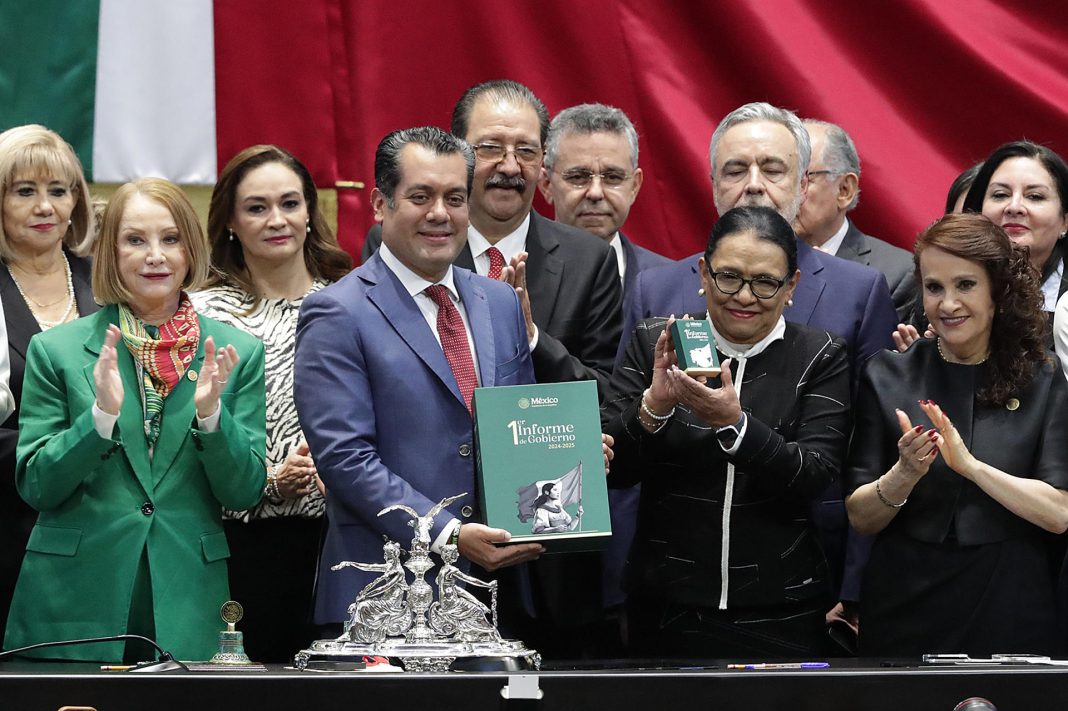 Rosa Icela Rodríguez entrega Primer Informe de Gobierno de Sheinbaum