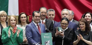 Rosa Icela Rodríguez entrega Primer Informe de Gobierno de Sheinbaum