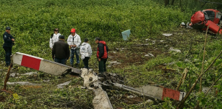 Cayó helicóptero en zona volcánica del Edomex: murieron dos personas