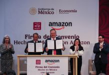 Secretaría de Economía se alía con Amazon para impulsar productos «Hecho en México» Secretaría de Economía se alía con Amazon para impulsar productos "Hecho en México"