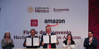 Secretaría de Economía se alía con Amazon para impulsar productos «Hecho en México» Secretaría de Economía se alía con Amazon para impulsar productos "Hecho en México"