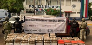 Aseguran más de una tonelada de cristal en Culiacán