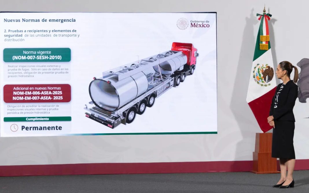 Nuevas normas para pipas de gas LP en México