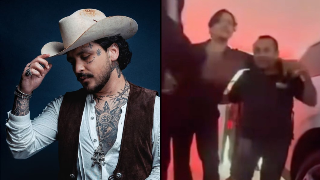 Christian Nodal genera preocupación tras show en Monterrey