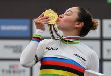 La mexicana Yareli Acevedo: se corona como campeona mundial en ciclismo de pista