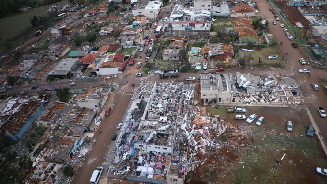 Tornado en Paraná, Brasil deja seis muertos y más de 750 heridos