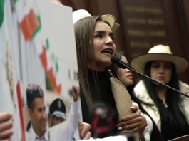 Grecia Quiroz, alcaldesa de Uruapan, denunció amenazas previas a su toma de protesta