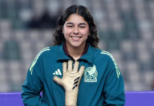 Valentina Murrieta gana el Guante de Oro en el Mundial Sub-17 Femenil