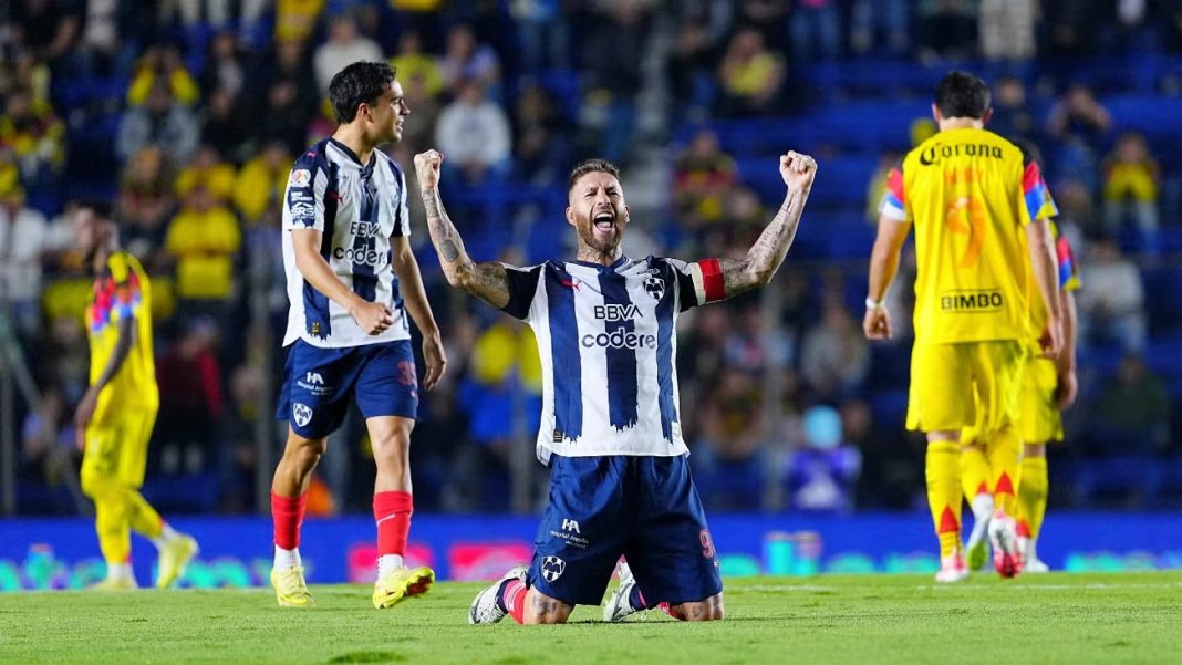 Sergio Ramos se burla del América celebrando pase de Rayados a semifinales