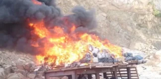 SEMAR incinera casi cinco toneladas de cocaína en Acapulco