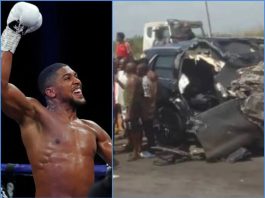 Anthony Joshua sufre accidente de tráfico en Nigeria; dos personas fallecieron