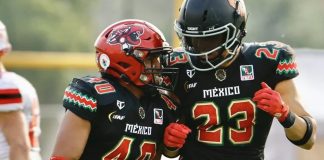 México vence a Canadá en histórico regreso del futbol americano Senior