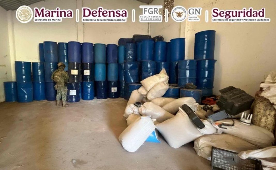 bodega-asegurada-en-guerrero Desmantelan narcolaboratorios en Guerrero