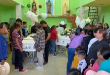 Despiden a víctimas del ataque armado ocurrido en un partido de futbol en Salamanca, Guanajuato