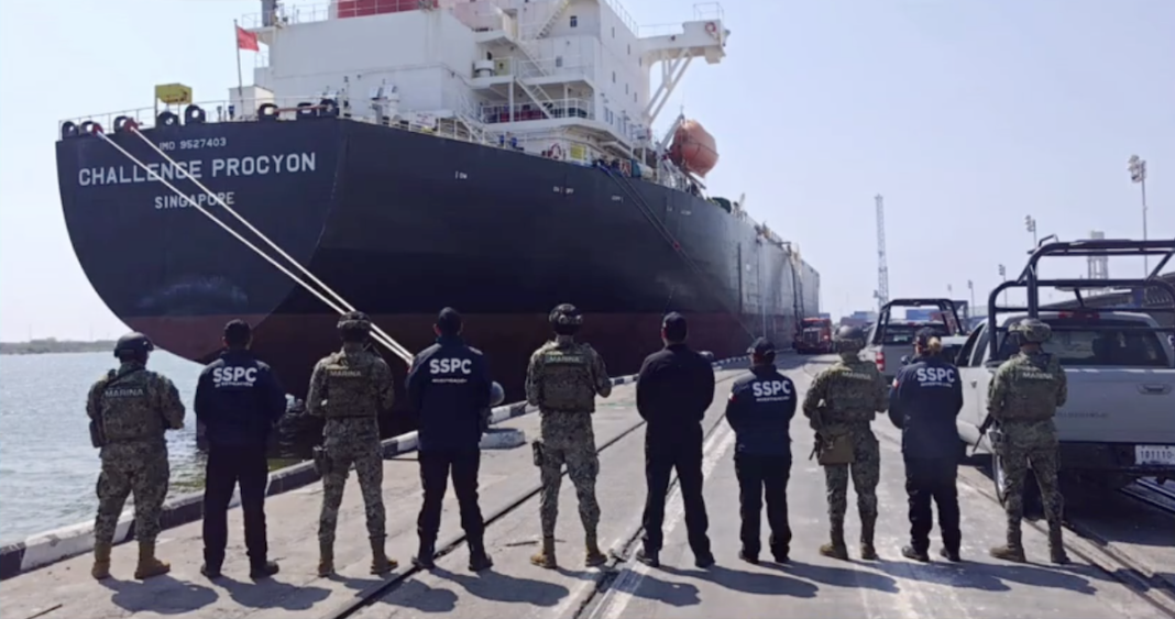 presidenta-sheinbuam-huachicol-fiscal-detenidos-marina-fgr-sspc SEMAR da de baja a cuatro elementos vinculados al caso de huachicol fiscal