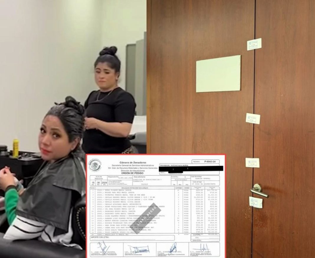 Escándalo en el Senado: habría gastado casi 200 mil pesos en un salón de belleza interno con maquillaje de lujo