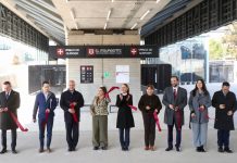 Claudia Sheinbaum inauguró el tramo Santa Fe-Observatorio del Tren “El Insurgente”