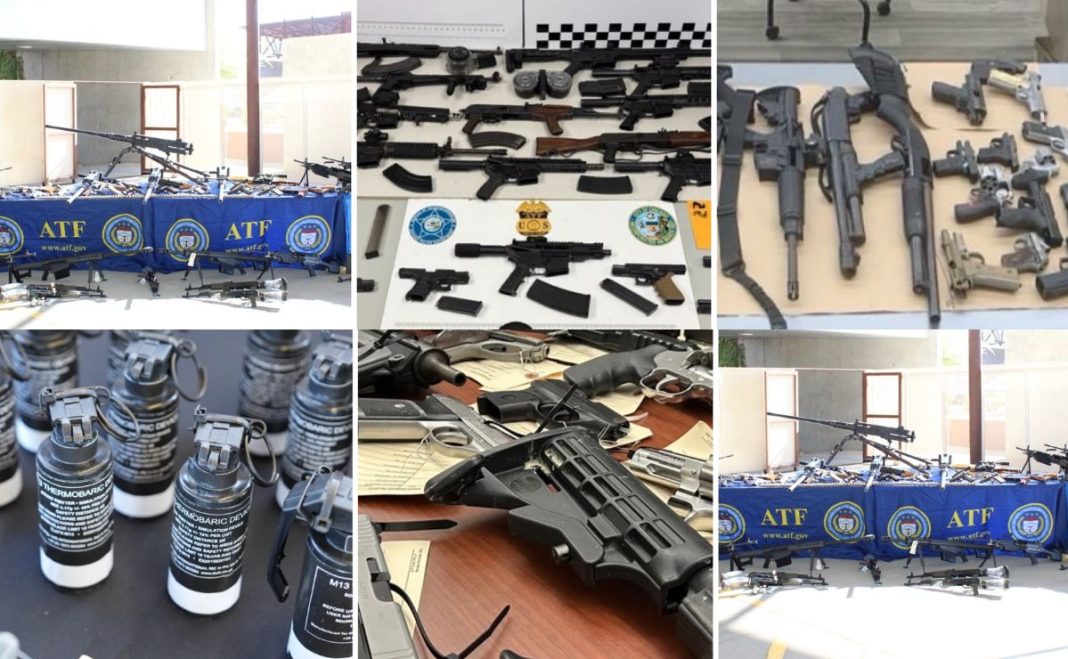 EE. UU. aseguró más de 4 mil armas y 648 mil municiones con destino a México