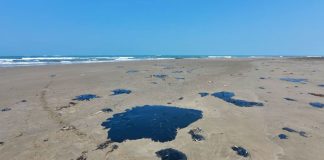 Derrame de petróleo llega hasta playa de Tamaulipas tras afectar costas de Veracruz