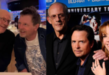 Michael J. Fox y Christopher Lloyd se reúnen a 40 años de Volver al Futuro