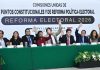 Reforma electoral avanza en comisiones, fue respaldada únicamente por legisladores de Morena