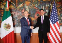 Nuevo titular de la SRE se reúne con embajador de EE. UU. en México: acuerdan fortalecer relación bilateral