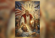 Trump compartió imagen creada con inteligencia artificial donde se muestra como Jesús